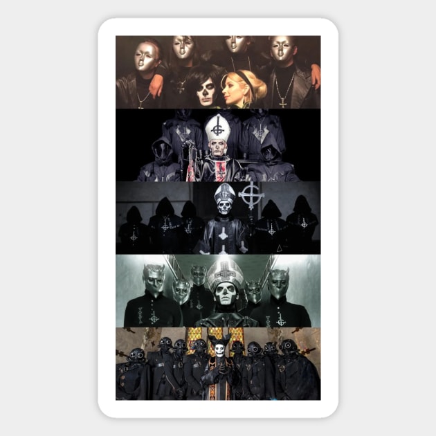 Papa Emeritus Nihl, I, II, III, IV Magnet by A&A Designs